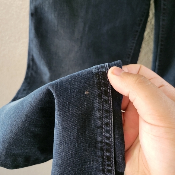 Nudie Jeans Dark Wash Organic Cotton Mens Slim Thin Finn Denim Jeans - Picture 5 of 16